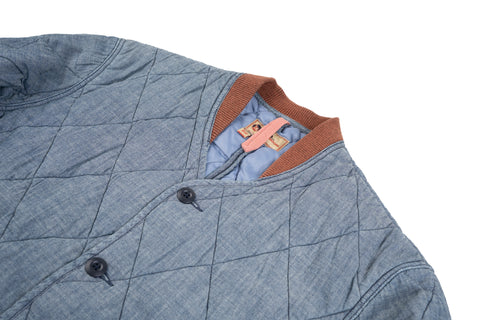 Nigel Cabourn - Padded Bomber Indaco
