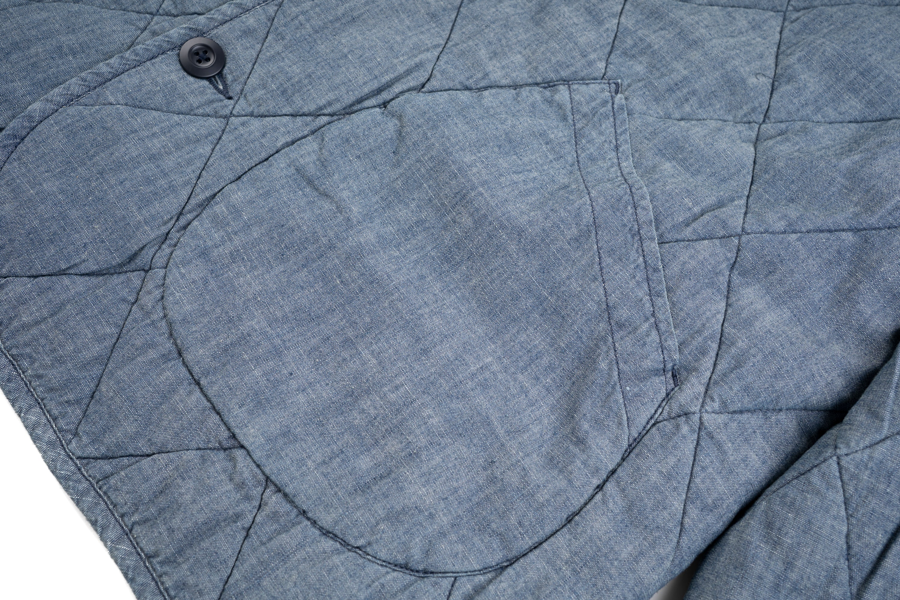 Nigel Cabourn - Padded Bomber Indaco