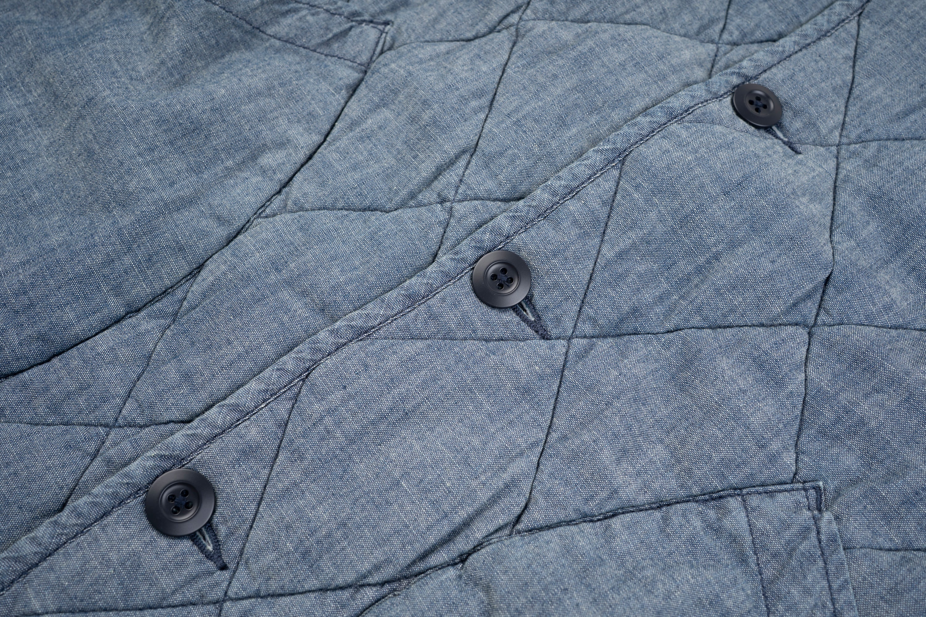 Nigel Cabourn - Padded Bomber Indaco