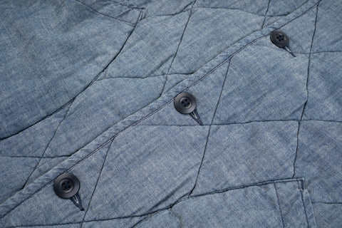 Nigel Cabourn - Padded Bomber Indaco