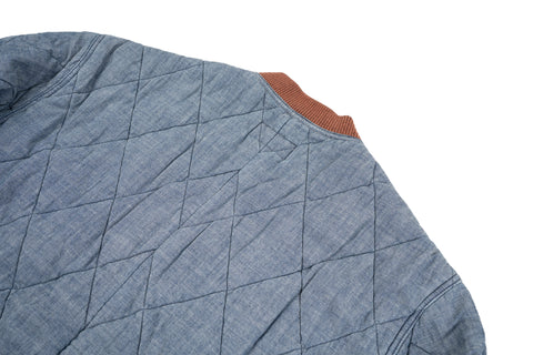 Nigel Cabourn - Padded Bomber Indaco