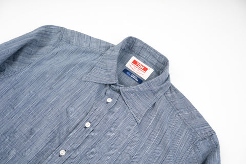 Rustler Rhapsody Work Shirt by Filippo Chia Checked Indigo