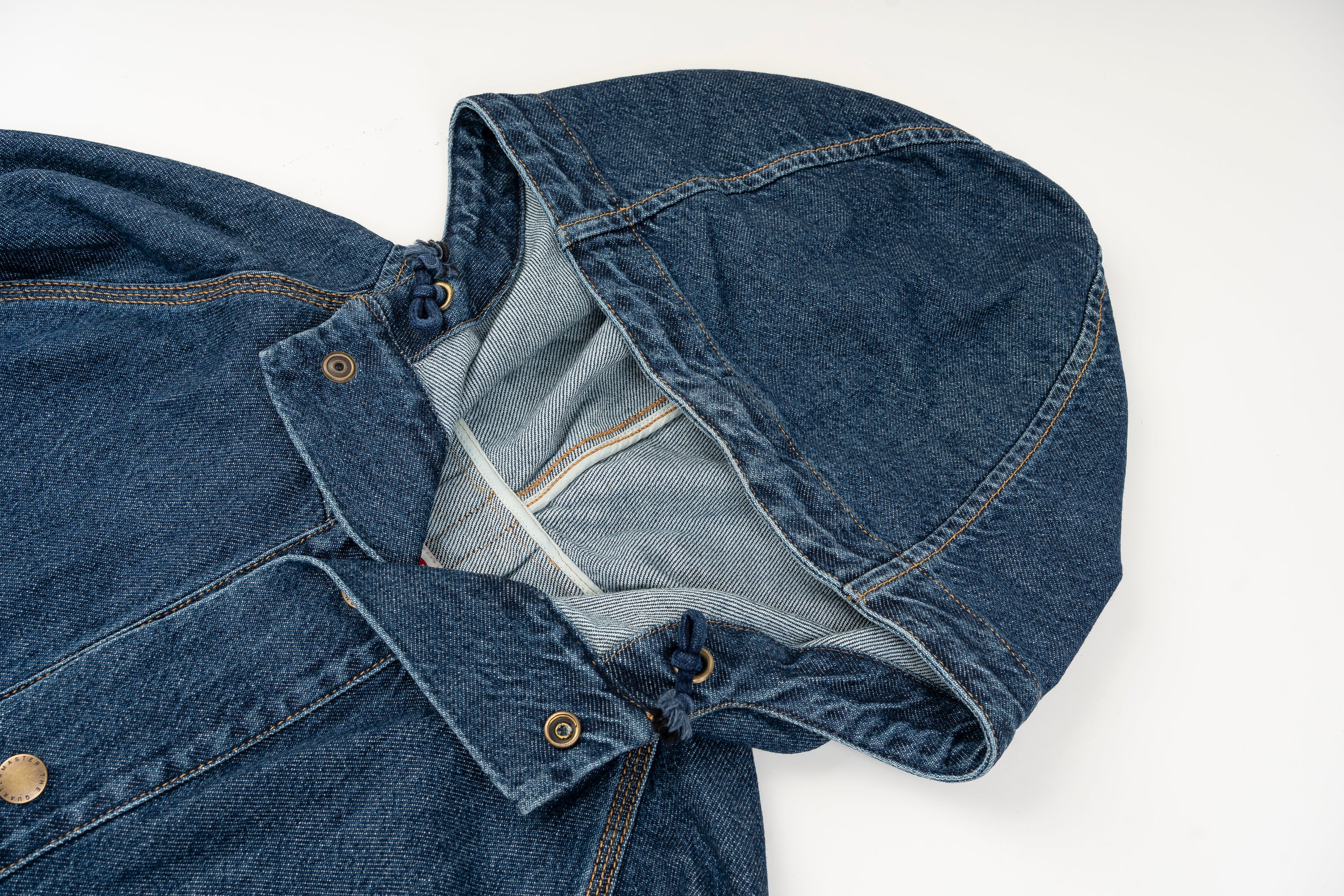 Dead-Stock Denim Parka "Curzio" [STONE WASHED]