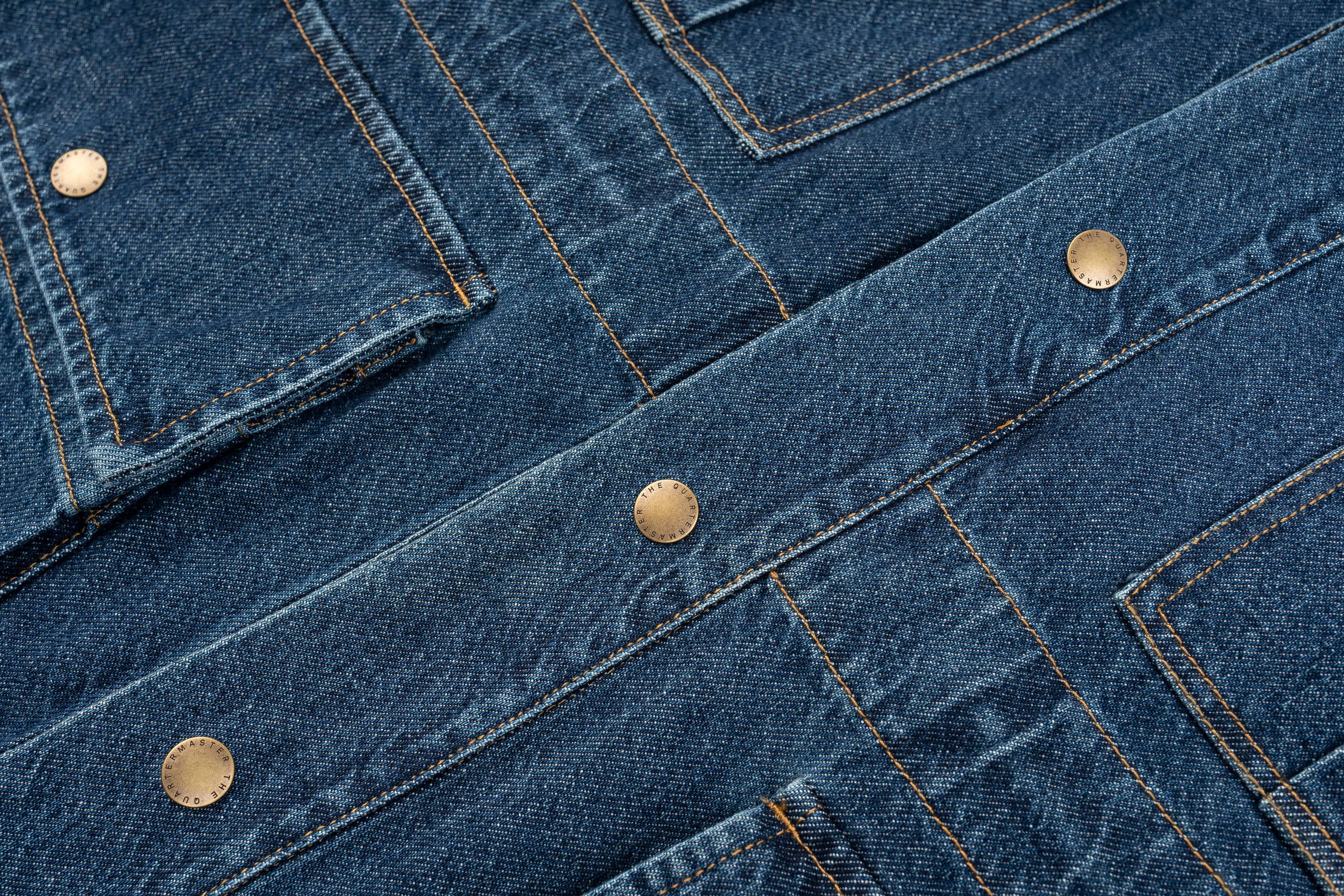 Dead-Stock Denim Parka "Curzio" [STONE WASHED]