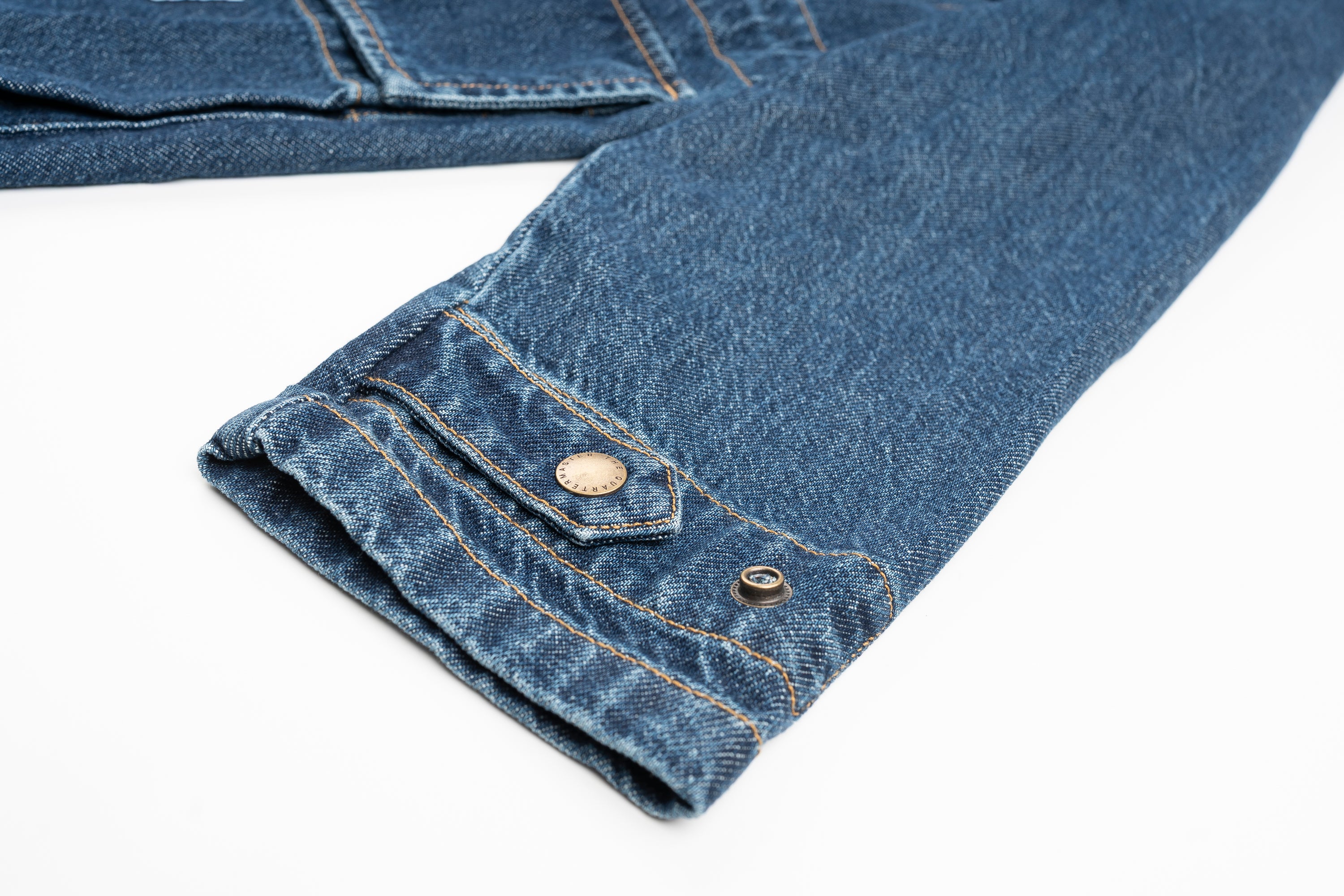 Dead-Stock Denim Parka "Curzio" [STONE WASHED]