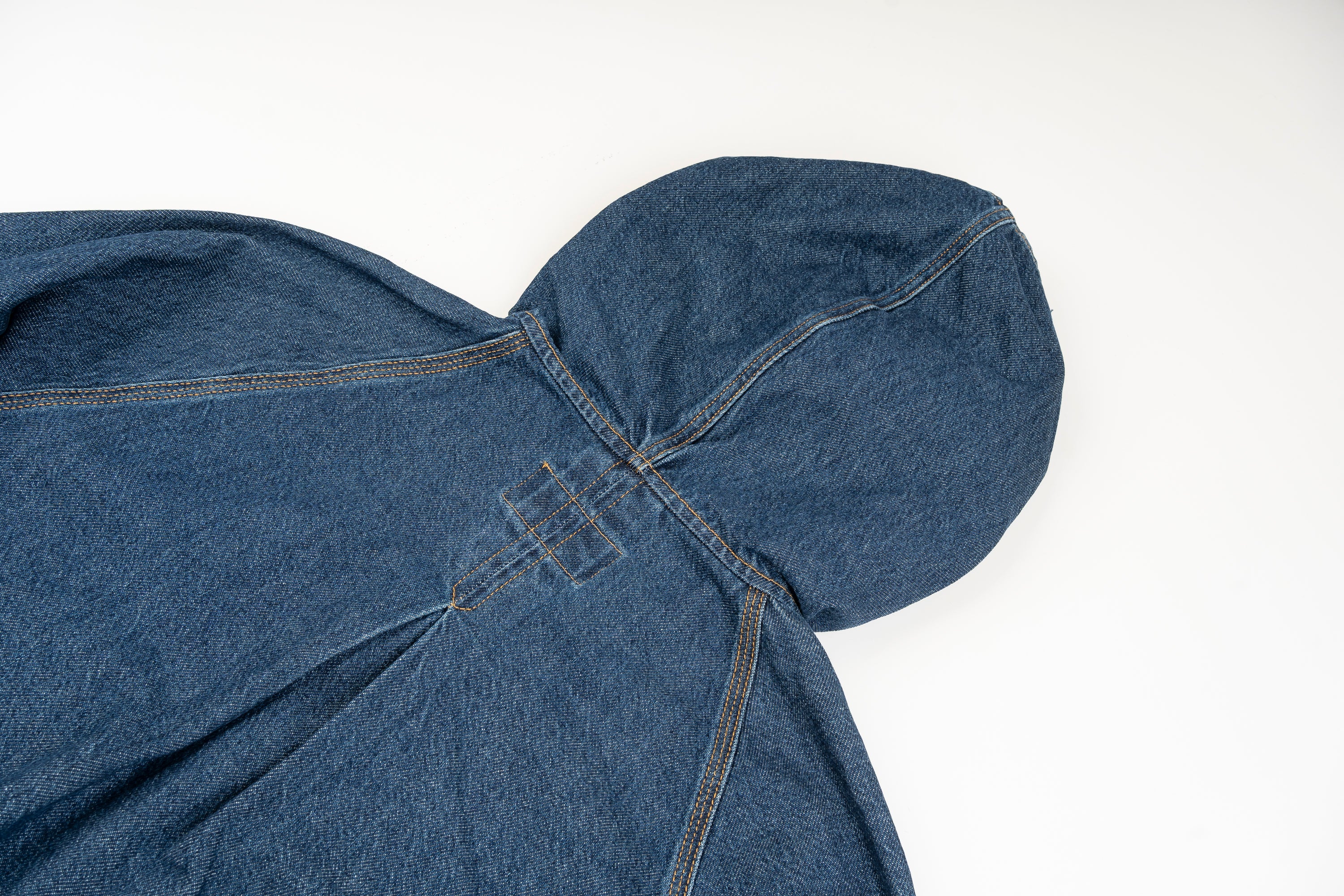 Dead-Stock Denim Parka "Curzio" [STONE WASHED]