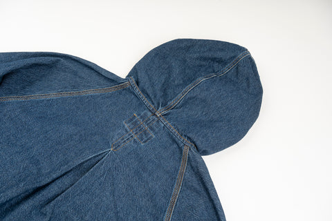 Dead-Stock Denim Parka "Curzio" [STONE WASHED]