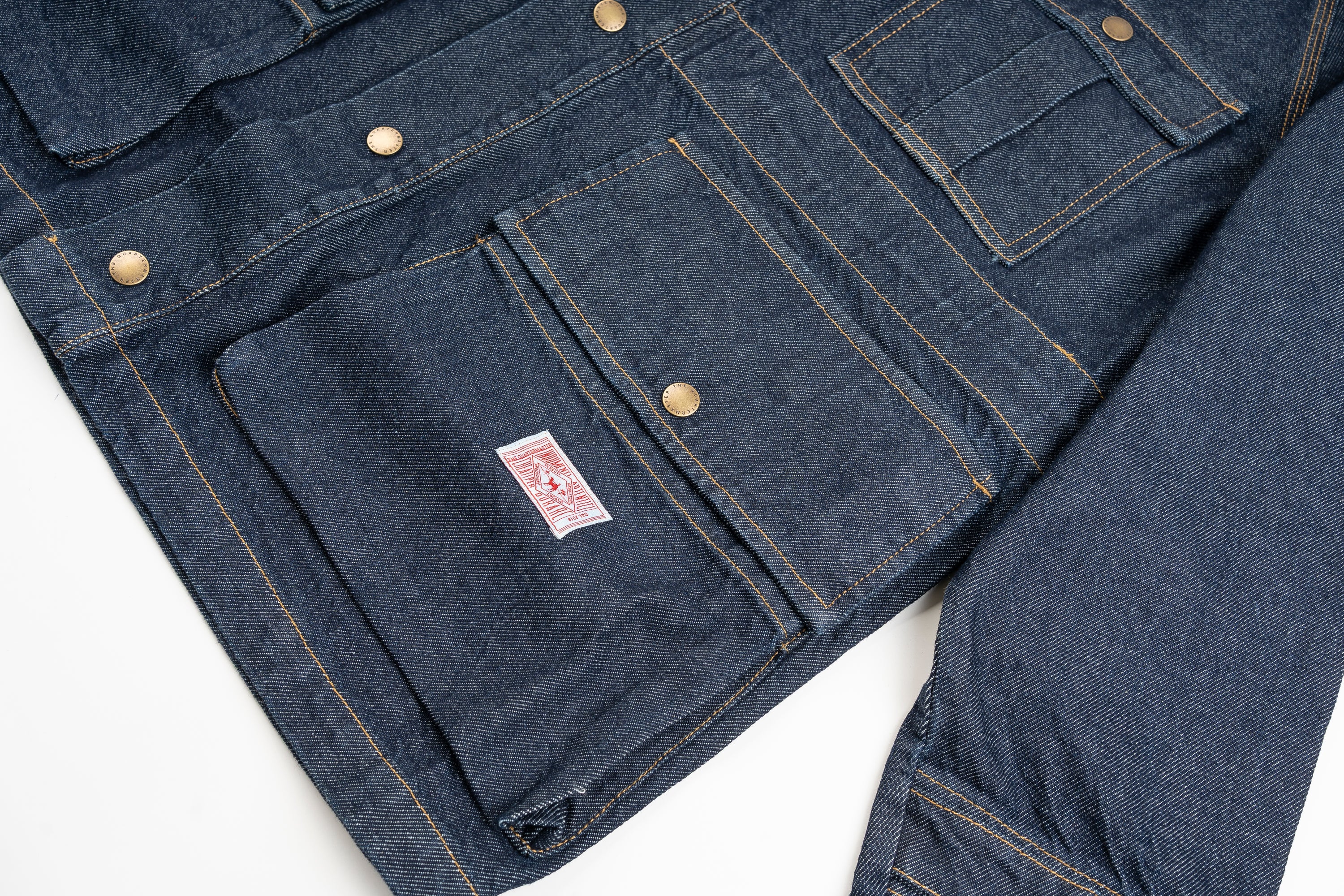Dead-Stock Denim Parka "Curzio" [ONE WASHED]