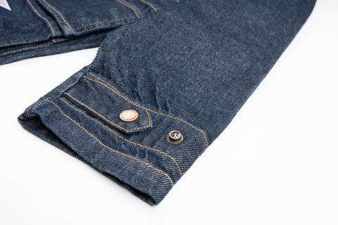 Dead-Stock Denim Parka "Curzio" [ONE WASHED]