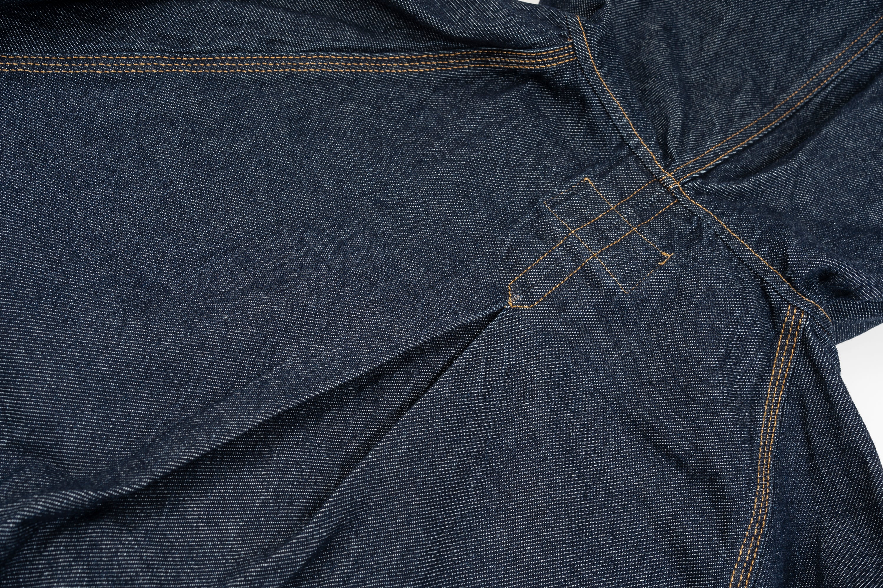 Dead-Stock Denim Parka "Curzio" [ONE WASHED]