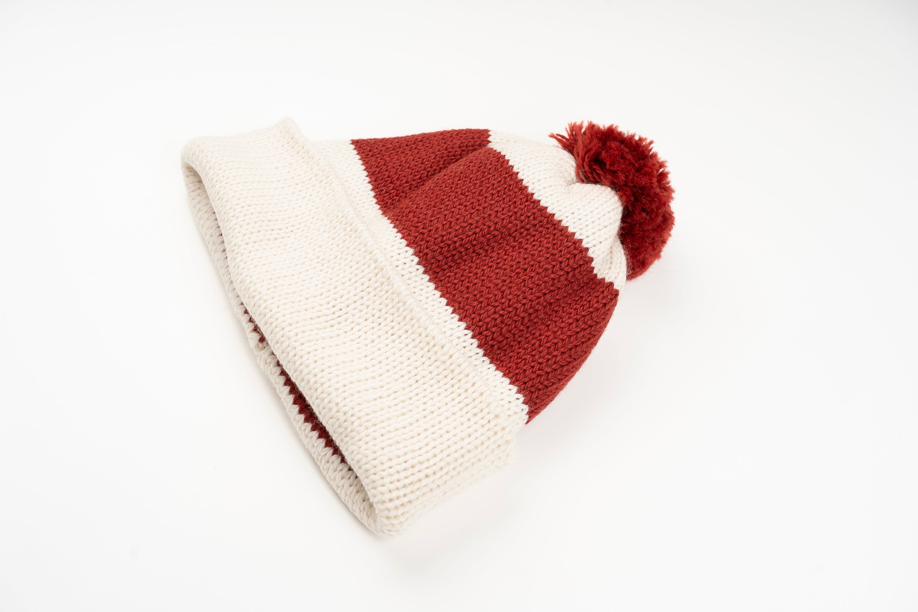 Nigel Cabourn - Striped hat White/Red