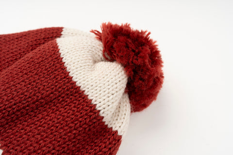 Nigel Cabourn - Striped hat White/Red
