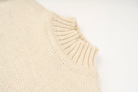 Nigel Cabourn - High neck knit Navy Natural