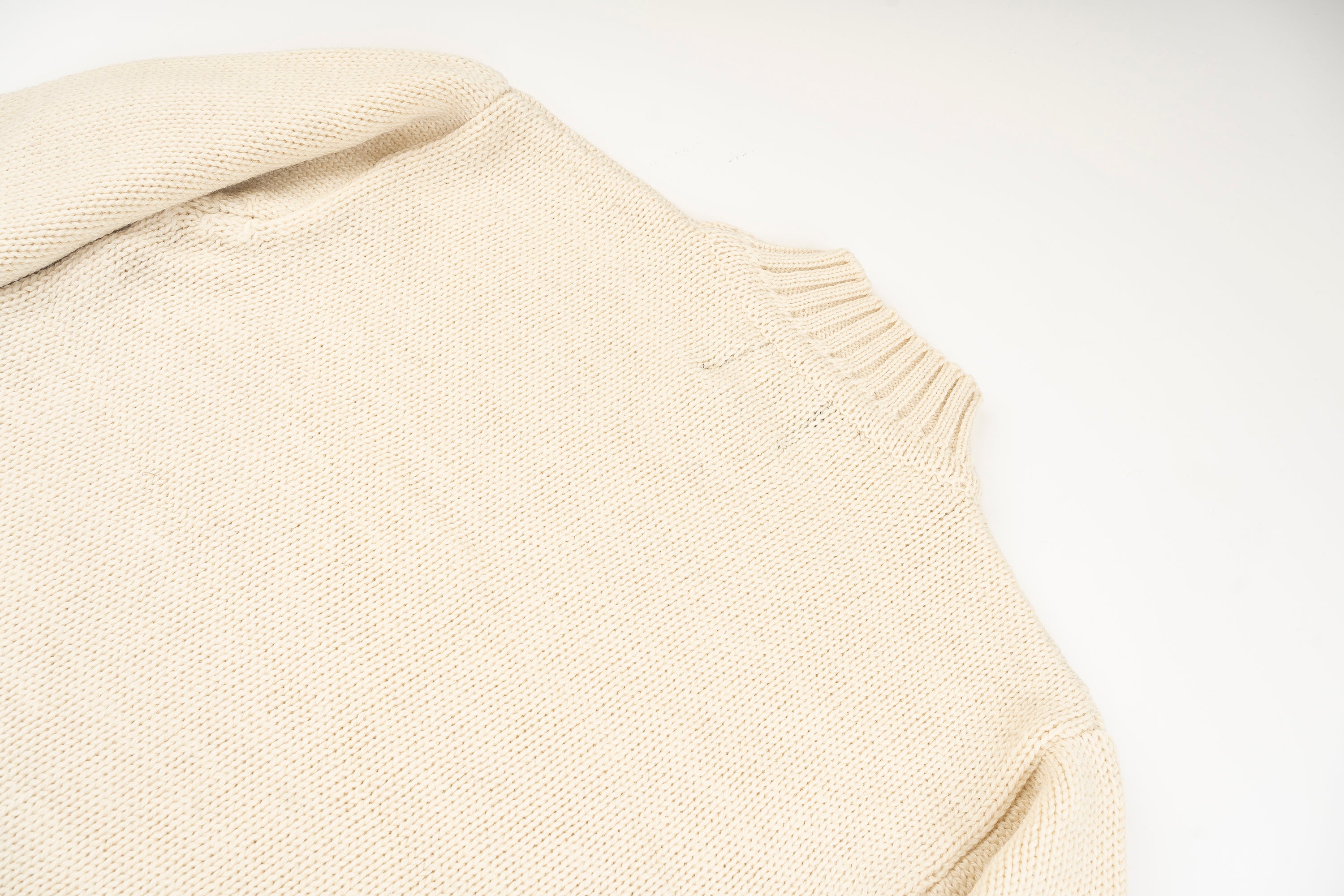 Nigel Cabourn - High neck knit Navy Natural