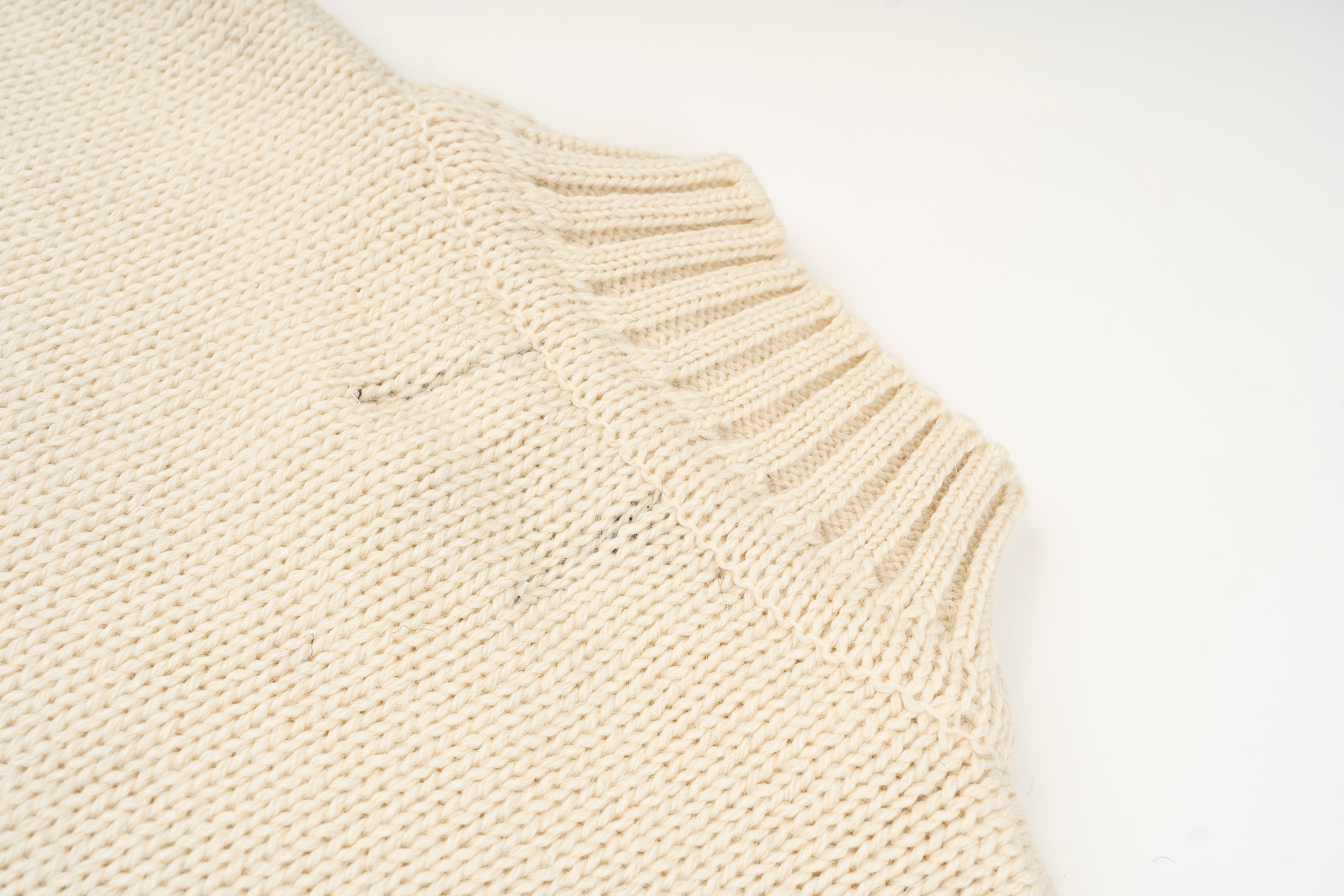 Nigel Cabourn - High neck knit Navy Natural