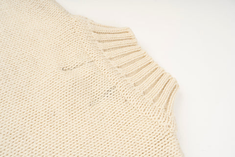 Nigel Cabourn - High neck knit Navy Natural