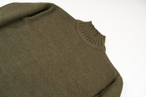 Nigel Cabourn - High neck knit Army