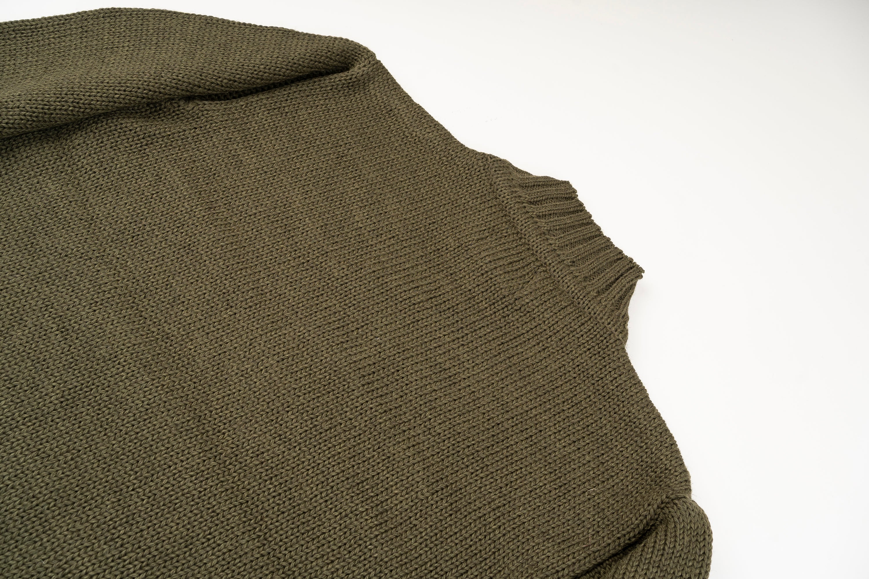 Nigel Cabourn - High neck knit Army