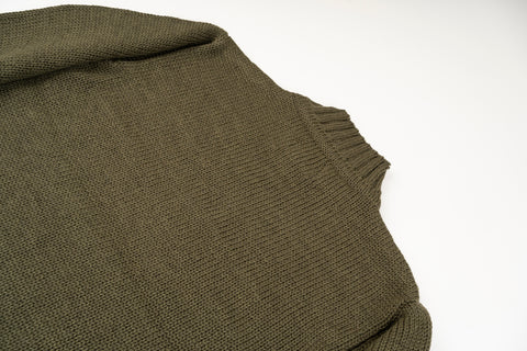 Nigel Cabourn - High neck knit Army