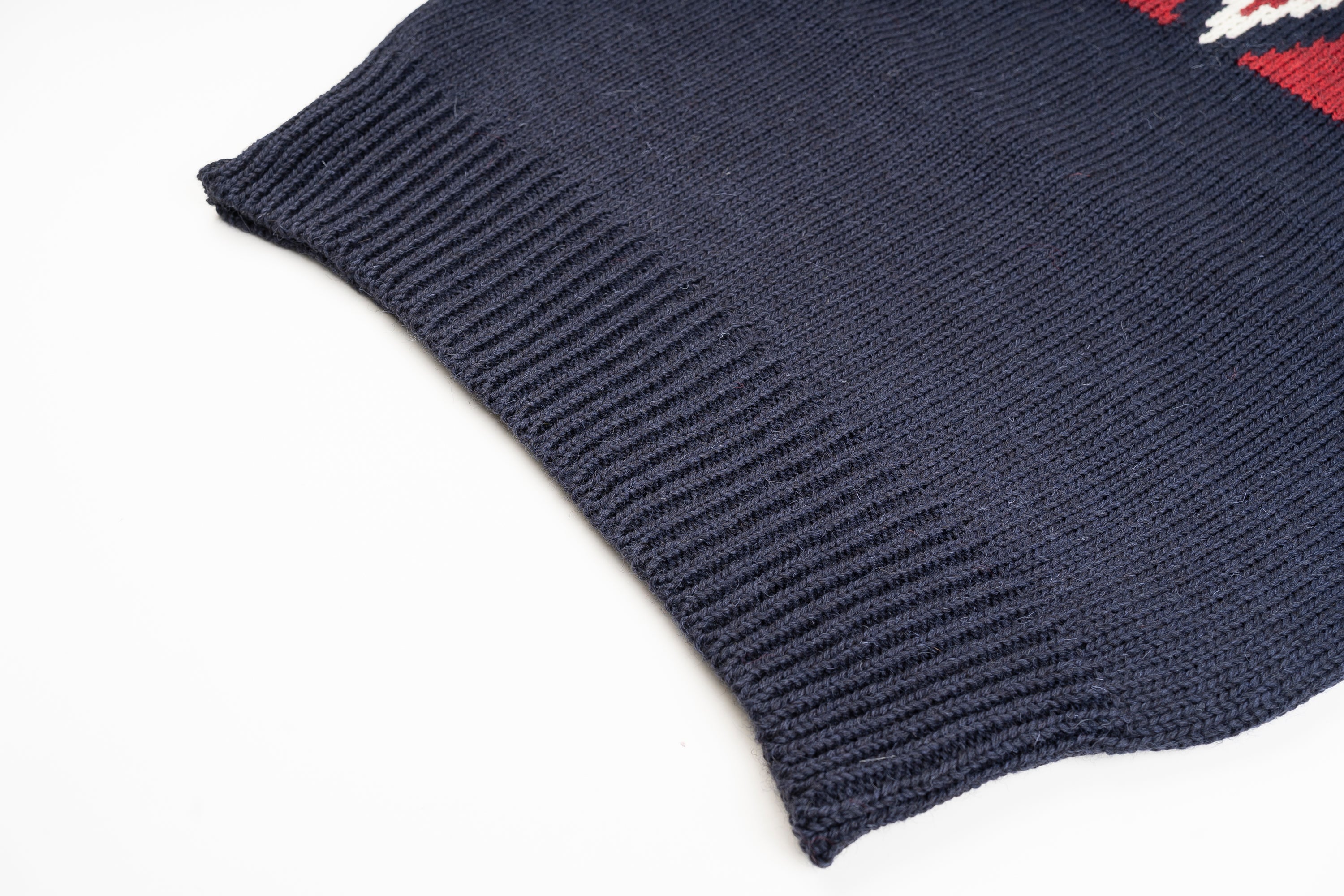 Nigel Cabourn - Key crew knit Navy
