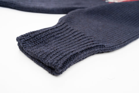 Nigel Cabourn - Key crew knit Navy