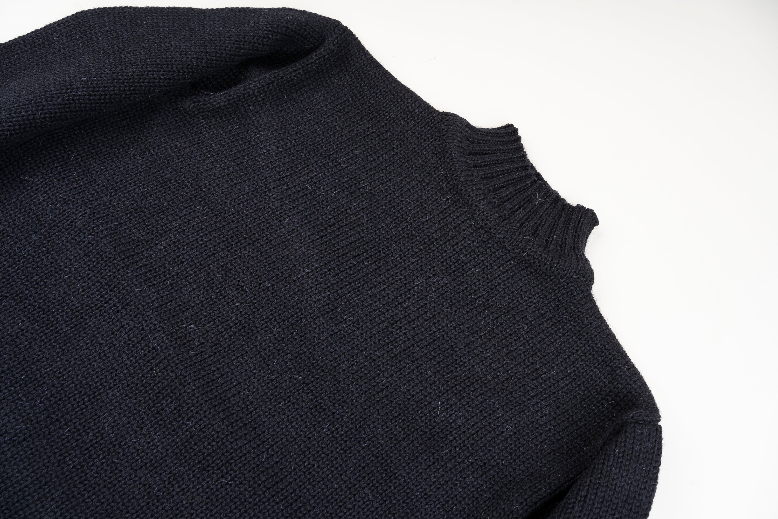 Nigel Cabourn - High neck knit Navy