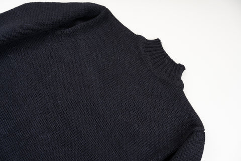 Nigel Cabourn - High neck knit Navy