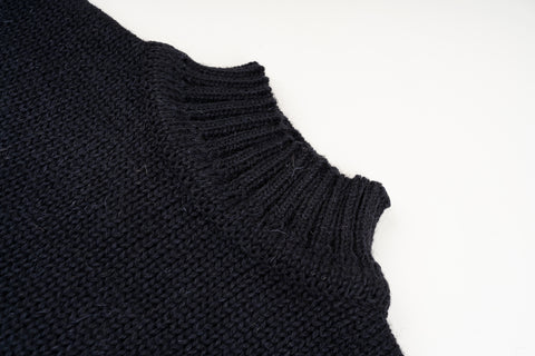 Nigel Cabourn - High neck knit Navy