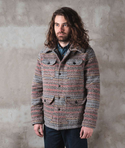 Hunter Jacket "Calvana" striped WHITE