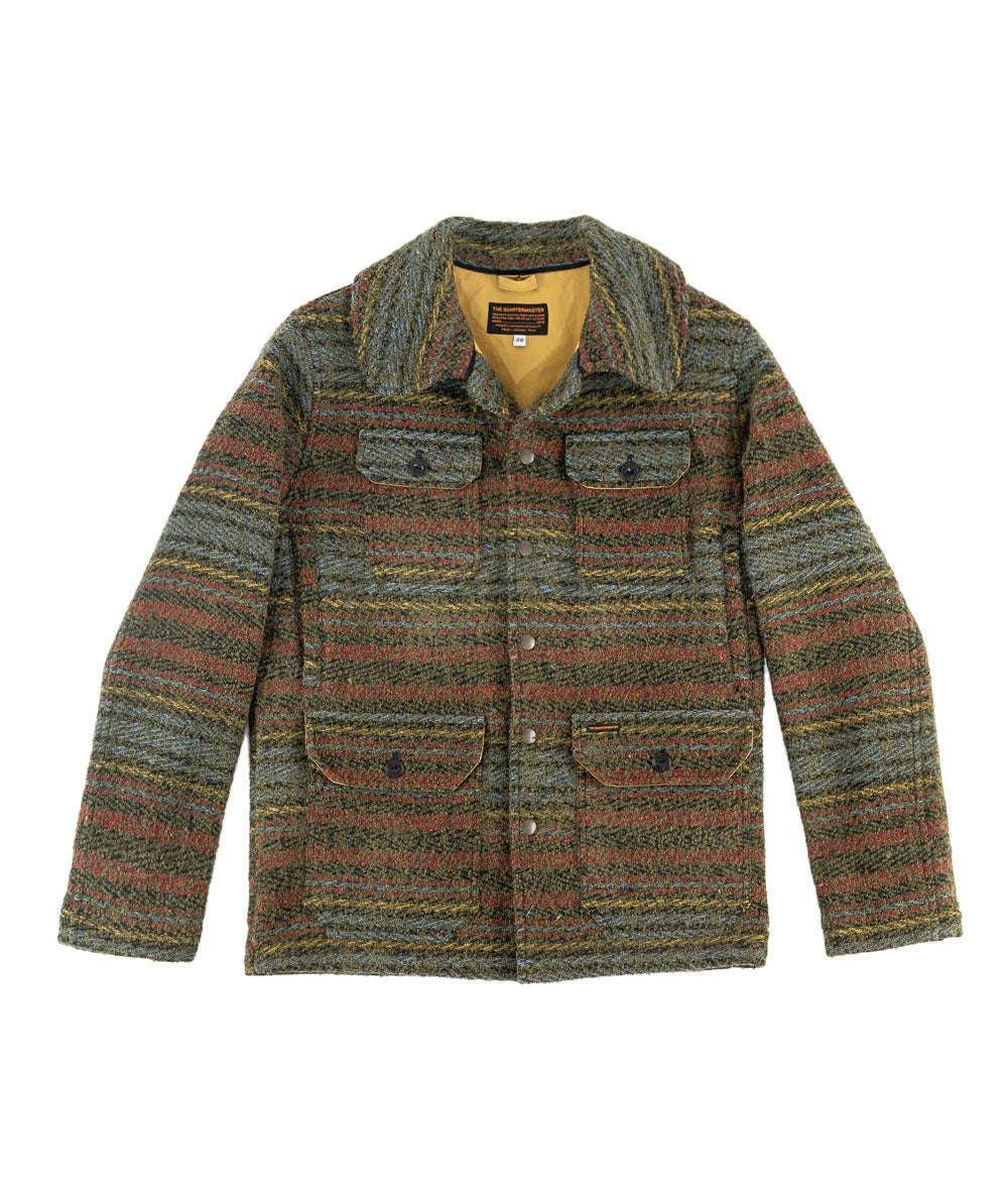 Hunter Jacket "Calvana" striped GREEN