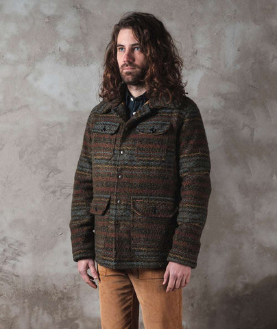Hunter Jacket "Calvana" striped GREEN