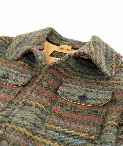 Hunter Jacket "Calvana" striped GREEN