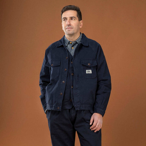 Italian Work Jacket 100% KHAKI cotone HBT