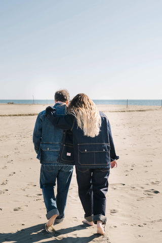 Iconic Work Jacket dead-stock DENIM [stone-washed]