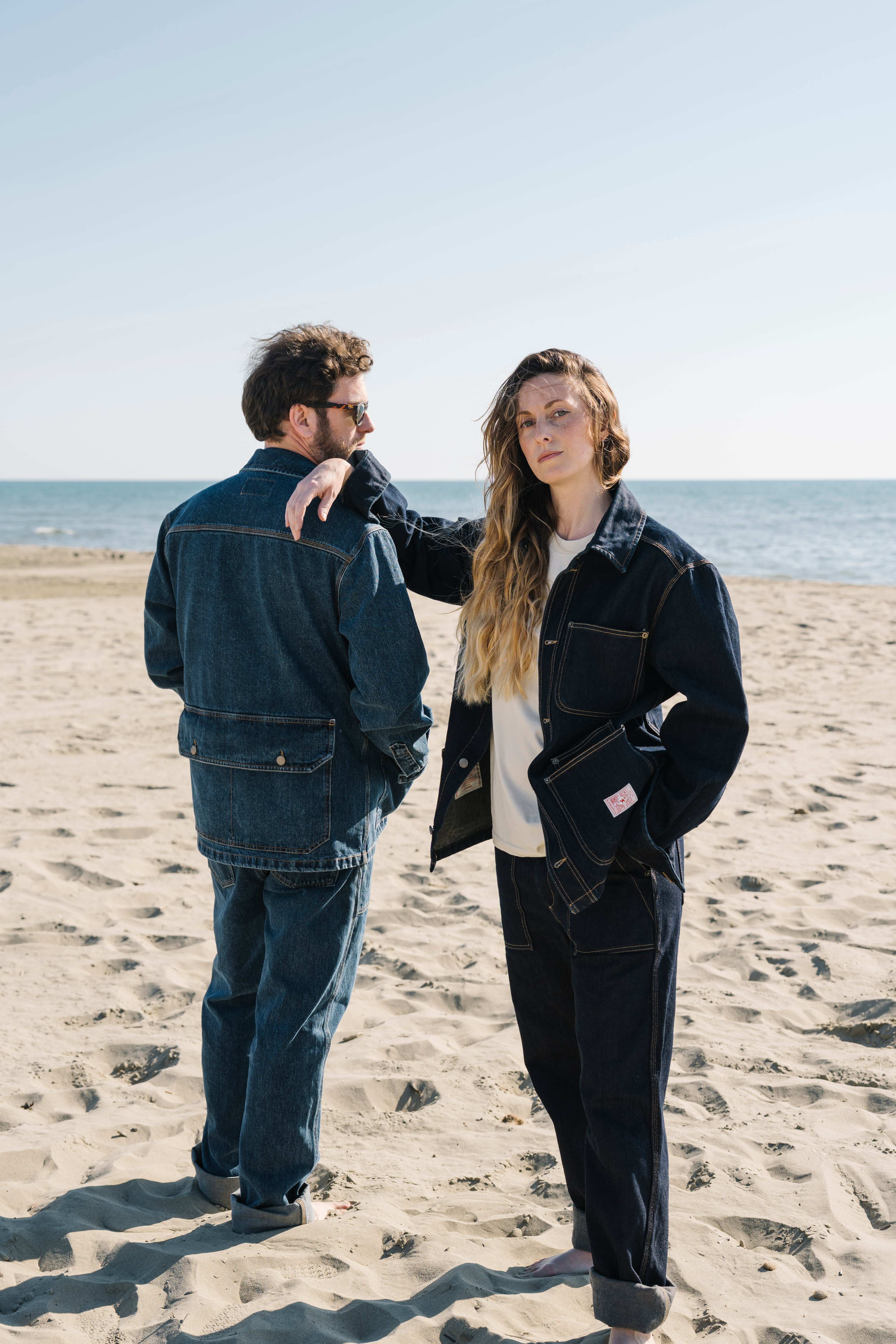 Iconic Work Jacket dead-stock DENIM [stone-washed]