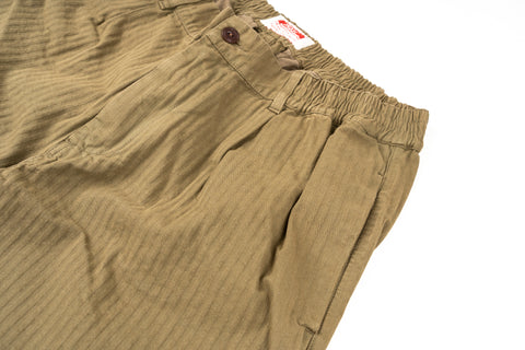 NEW French Chino elastico 100% Olive