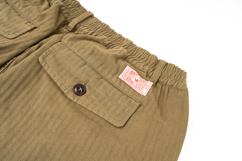 NEW French Chino elastico 100% Olive