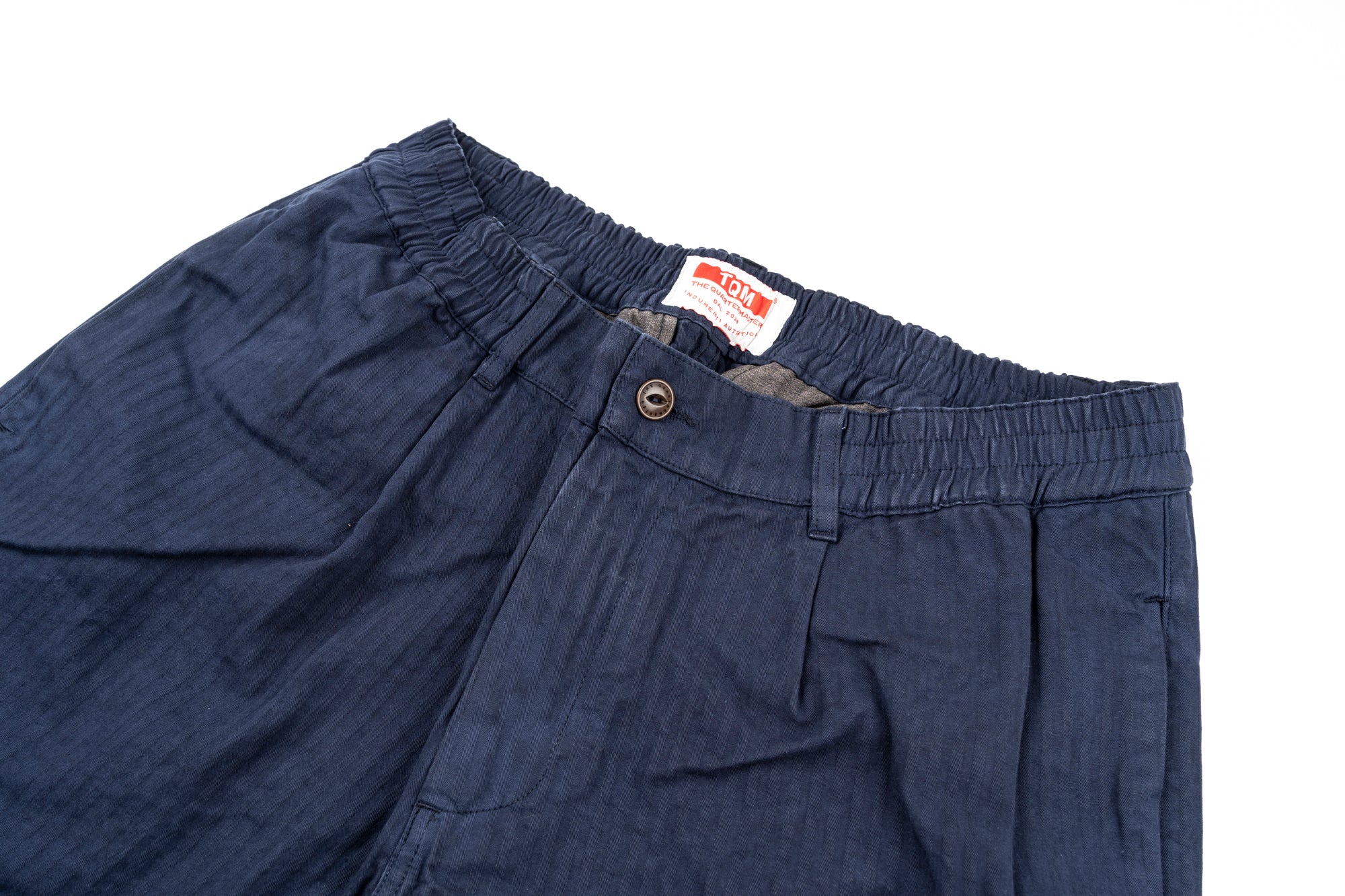 NEW French Chino elastico 100% Navy