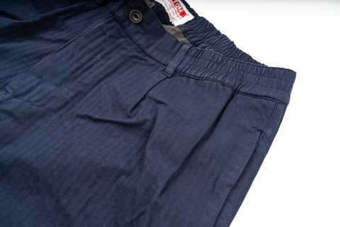 NEW French Chino elastico 100% Navy