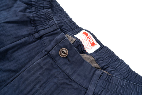 NEW French Chino elastico 100% Navy