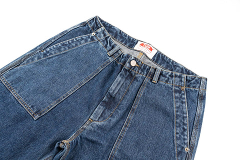 Fatigue Trousers dead-stock DENIM [stone-washed]