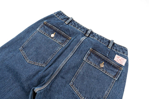 Fatigue Trousers dead-stock DENIM [stone-washed]
