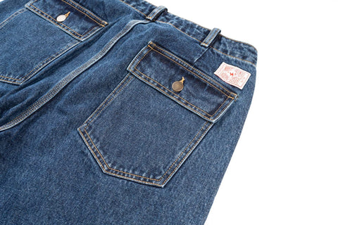 Fatigue Trousers dead-stock DENIM [stone-washed]