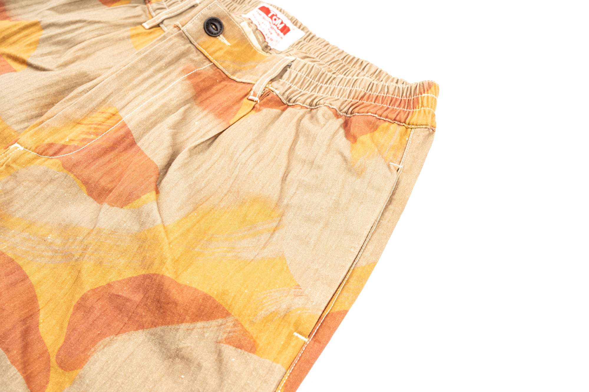 NEW French Chino elastico 100% cotone camo Brushstroke/M29