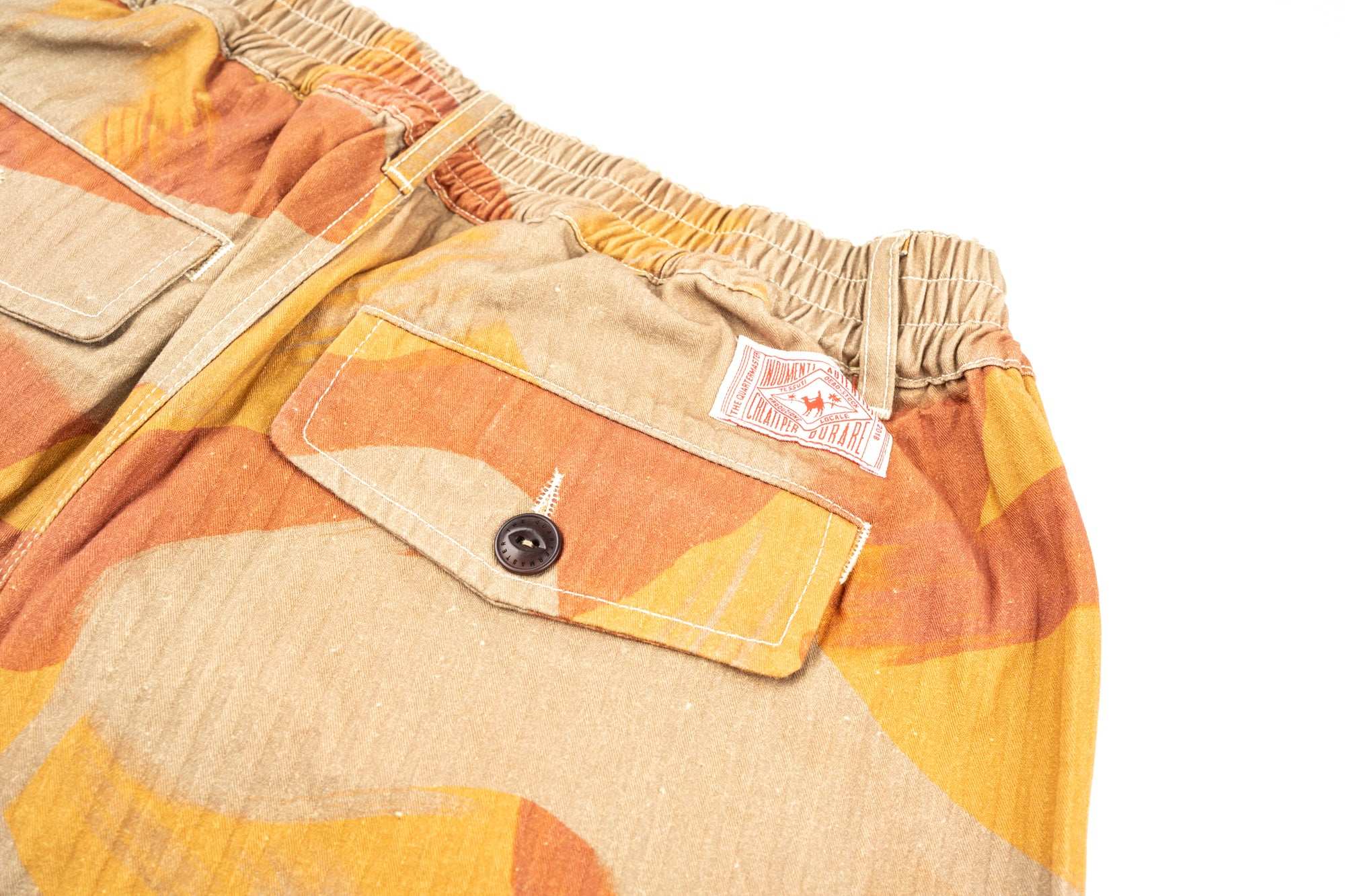 NEW French Chino elastico 100% cotone camo Brushstroke/M29
