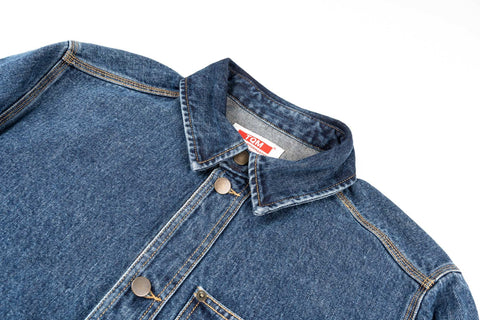 Iconic Work Jacket dead-stock DENIM [stone-washed]