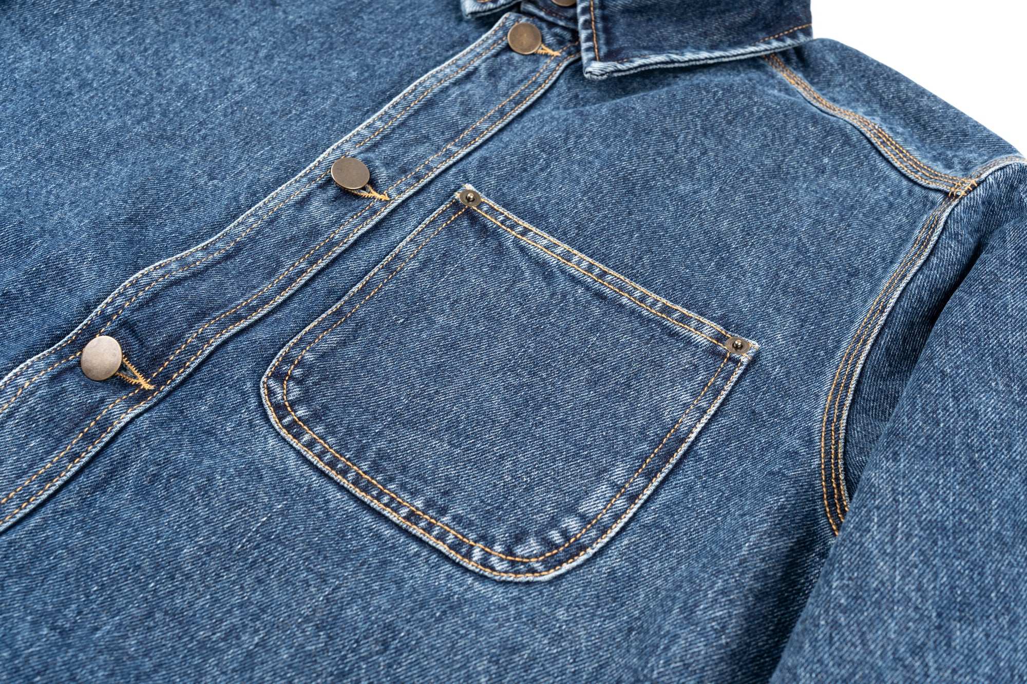 Iconic Work Jacket dead-stock DENIM [stone-washed]