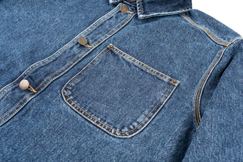 Iconic Work Jacket dead-stock DENIM [stone-washed]