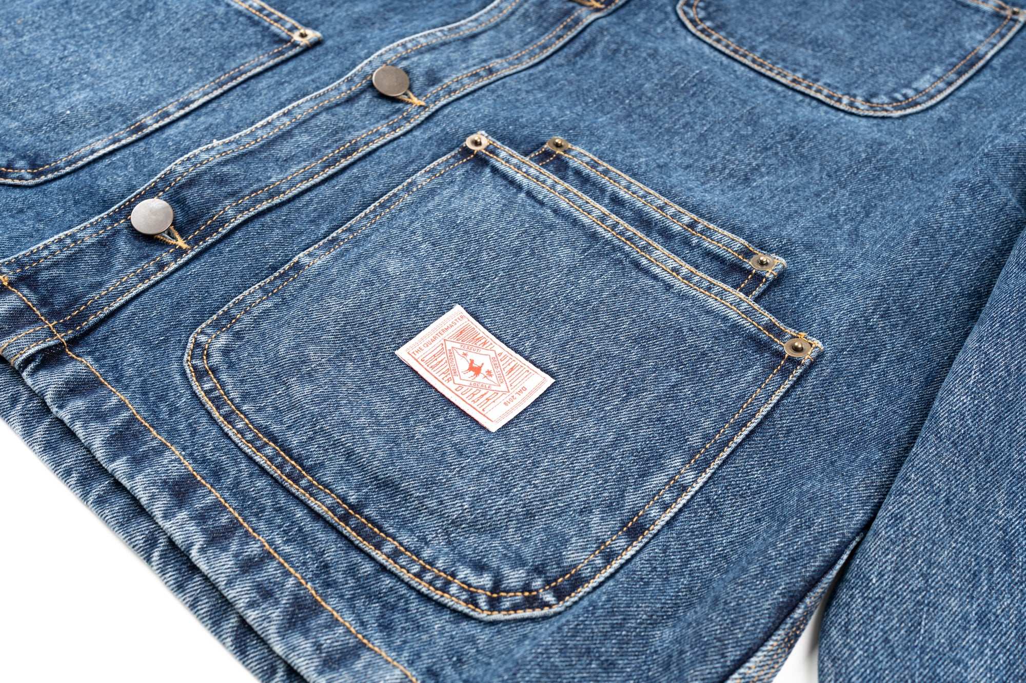 Iconic Work Jacket dead-stock DENIM [stone-washed]