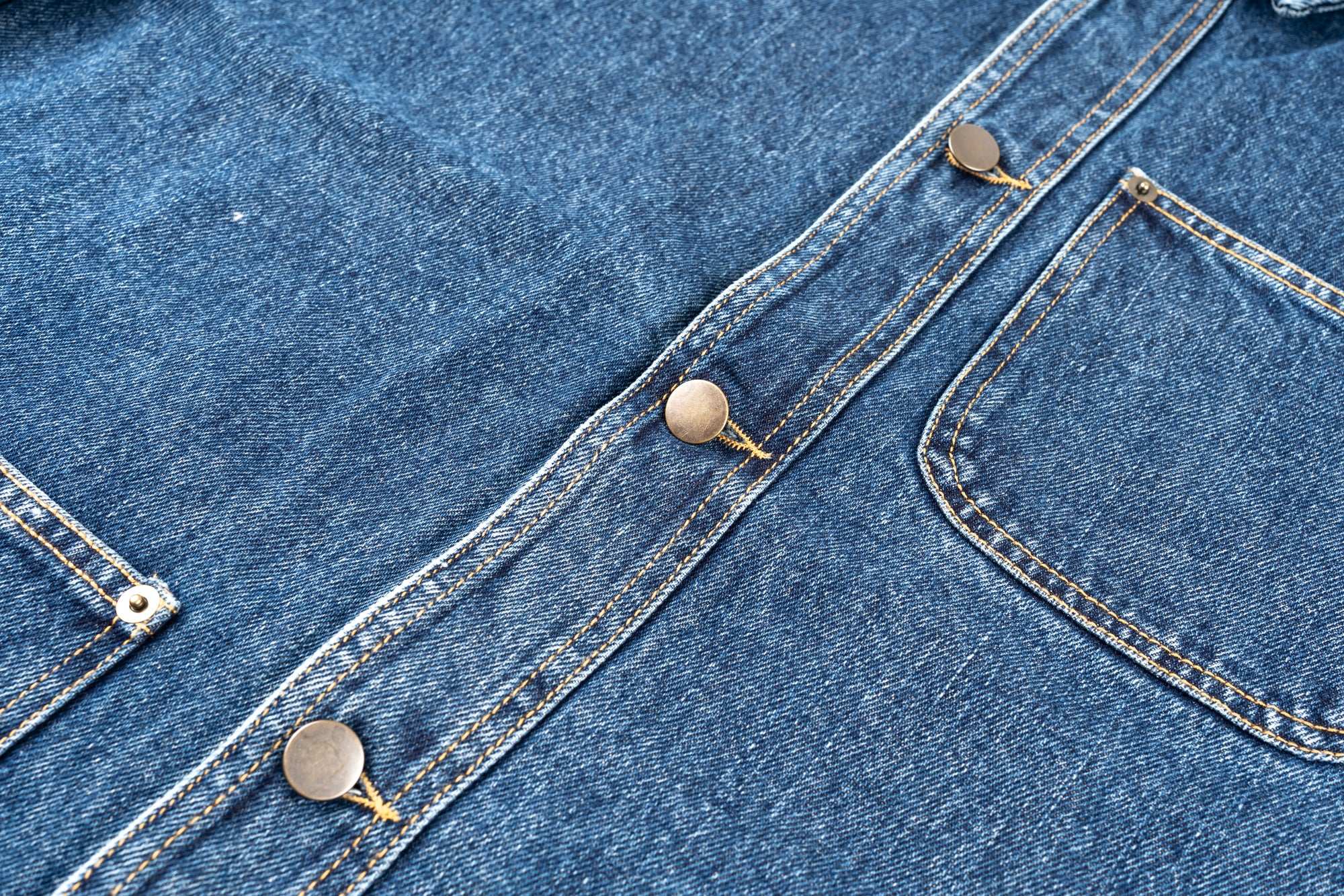 Iconic Work Jacket dead-stock DENIM [stone-washed]